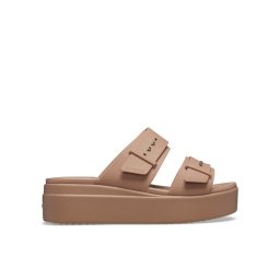 Crocs Чехли Brooklyn Low Wedge Sandal W 207431 Бежов
