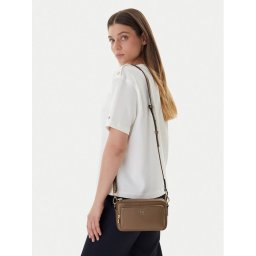 Tommy Hilfiger Дамска чанта Th Icon Camera Bag AW0AW18120 Кафяв