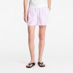 Къси панталони Nike Sportswear Chill Poplin Women's Loose Stripe Shorts Lt Magenta/ Pink Foam/ Summit White S