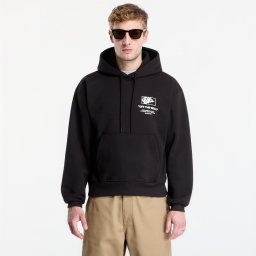 Суитшърт Vans Stacked Hi Pullover Hoodie Black/ White XL