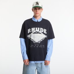 Тениска Rhude Dakar Convoy Tee Vintage Black/ Silver XL