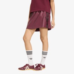 Пола adidas Pleather Adibreak Skirt Maroon/ Black M