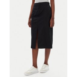 Calvin Klein Jeans Миди пола J20J225327 Черен Regular Fit