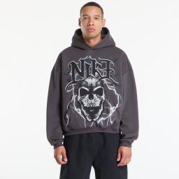 Суитшърт Nike Standard Issue Men's Brushed Pullover Basketball Hoodie Anthracite/ White/ Pale Ivory XL