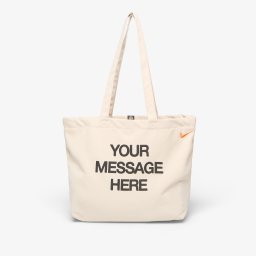 Чанта Nike Heritage "Your Message Here" Tote Bag 22L Oatmeal/ Safety Orange/ Safety Orange 22 l