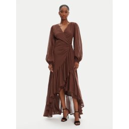 Marciano Guess Официална рокля 5GGK53 7317A Кафяв Regular Fit