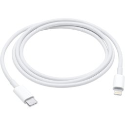 Data cable Apple USB-C/Lightning 87W Data Cable 1m - Бял, MM0A3ZM/A