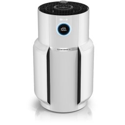 Пречиствател за въздух Shark NeverChange5 Max HP300EU, 54W, 5 степени на скорост, Технология против миризми, 4 слоя филтрация NanoSeal HEPA, Активен въглен, PET филтър, Филтър DebrisDefence, До 130 м2, Бял