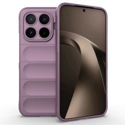 Подсилен силиконов гръб на ленти за Xiaomi 17T Pro - лилав