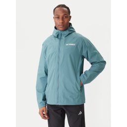 adidas Яке за дъжд Terrex Multi 2L RAIN.RDY JL9774 Зелен Regular Fit