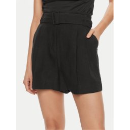 Marella Шорти от плат Panama 2413141012 Черен Regular Fit