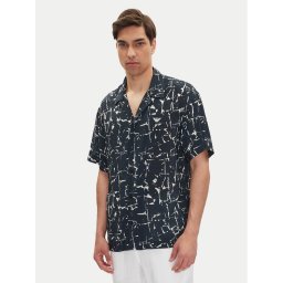 Emporio Armani Риза EM000593 AF12351 FB070 Тъмносин Regular Fit