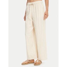 Roxy Текстилни панталони Lekeitio Break ERJNP03636 Бежов Regular Fit