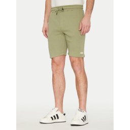 Blend Спортни шорти 20714198 Зелен Regular Fit