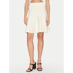 Guess Мини пола W5GD0U Z2XY0 Бял Regular Fit