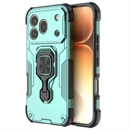 Хибриден гръб със стойка за Honor 600 Pro - светло син