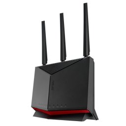 ASUS RT-BE86U – BE6800 WiFi 7 рутер, 10G порт, 4x2.5G, 2.6GHz CPU, 1GB RAM, AiMesh - Черен