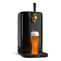 Klarstein Диспенсър за бира FrostBrew, Система за налягане на CO2, Термоохлаждане, 3-12 °C, LED дисплей за температурата (TK49-FrostBrewBlackG)