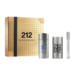 Carolina Herrera 212 Gift Set - EDT 100 ml + Deo Stick 75 ml + EDT 10 ml за мъже