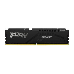Памет 8GB DDR5 6000MT/s, Kingston FURY Beast Black, KF560C30BBE-8, 1.4V