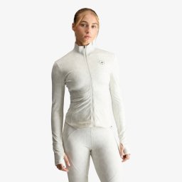 Суитшърт adidas by Stella McCartney Training Midlayer Printed Core White/ Orbit Grey L