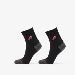 Чорапи New Balance Active Premium Crew Quarter 2-Pack Black M