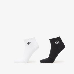 Чорапи adidas Ruffle Quarter Socks White/ Black M