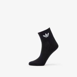 Чорапи adidas Mid Ankle 3-Pack Sock Black 40-42