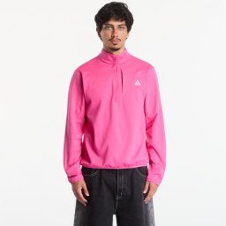 Nike ACG "Wolf Grid" Men's Therma-FIT 1/2-Zip Hiking Top Desert Pink/ Summit White L
