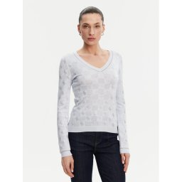 Guess Пуловер W5GR07 Z3D60 Син Regular Fit
