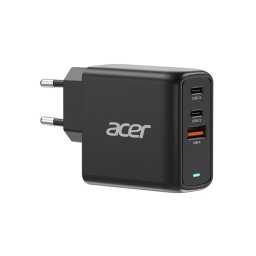 Acer Power Adapter 67W PD GaN Charger, 2 x USB C and 1 x USB A, EU Plug, 10