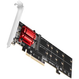 Axagon PCEM2-ND PCIE 2X NVME M.2 CONTROLLERPCI-Express x8 internal controll