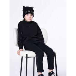 Karl Lagerfeld Kids Дънки Z14217 D Черен Mom Fit