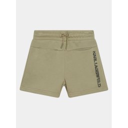Karl Lagerfeld Kids Спортни шорти Z30025 D Зелен Regular Fit
