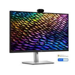 Монитор Dell P2726DEB, 27" Conferencing Monitor, IPS Anti-Glare, 5ms, 100 Hz, 1500:1, 350 cd/m2, QHD 2560x1440, 99% sRGB, HDMI, Display Port, USB-C Hub, RJ45, Webcam, KVM Switch, PD 90W, Speakers, Height Adjustable, Pivot, Swivel, Tilt, Black