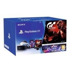 Очила за виртуална реалност PlayStation 4 VR, в пакет с Gran Turismo, 100° зрителен ъгъл, черни