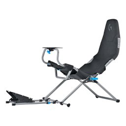 Геймърски стол Playseat Challenge X Logitech G Edition, до 163kg, материал ActiFit, сгъваем, черен