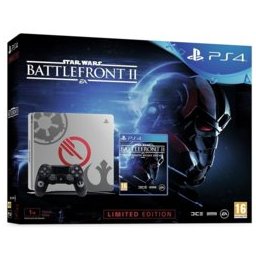 Конзола PlayStation 4 Slim Limited Edition 1TB + Star Wars Battlefront II, сива