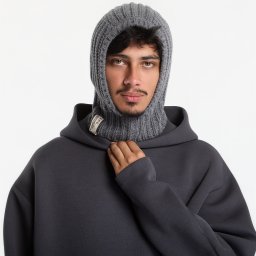 Шапка A.P.C. Alix Balaclava Anthracite M-L