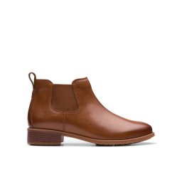 Clarks Боти тип челси Havisham Top 26178718 Кафяв