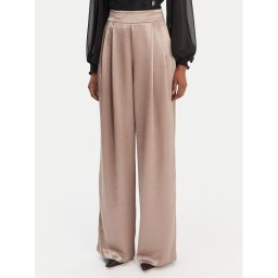 Guess Текстилни панталони W6RB66 W2612 Бежов Slim Fit