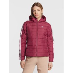 adidas Преходно яке HS6769 Бордо Slim Fit