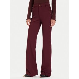 Guess Текстилни панталони W5BB16 KCMU2 Червен Flare Fit