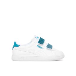 Puma Сникърси Smash 3.0 L Glitter Velcro V Ps 395609 08 Бял
