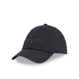 Tommy Jeans Шапка с козирка Tjm Linear Logo Cap AM0AM12958 Черен