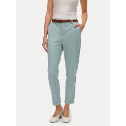 Vero Moda Чино панталони Maya 10225280 Зелен Regular Fit