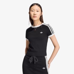 Тениска adidas Knitted T-shirt Black/ White S