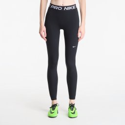 Клинове Nike Pro Women's Mid-Rise Full-Length Leggings Black/ White XS