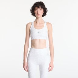 Сутиени adidas by Stella McCartney Primeliftimpact Training Bra Medium Support Printed Core White/ Orbit Grey M