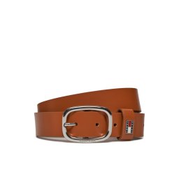 Tommy Jeans Дамски колан Tjw Oval 3.0 AW0AW15836 Кафяв